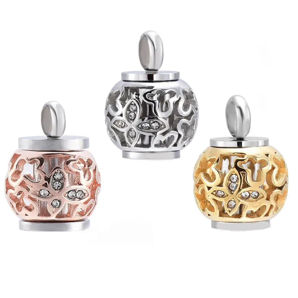 Cremation Jewelry Butterfly Urn Necklace