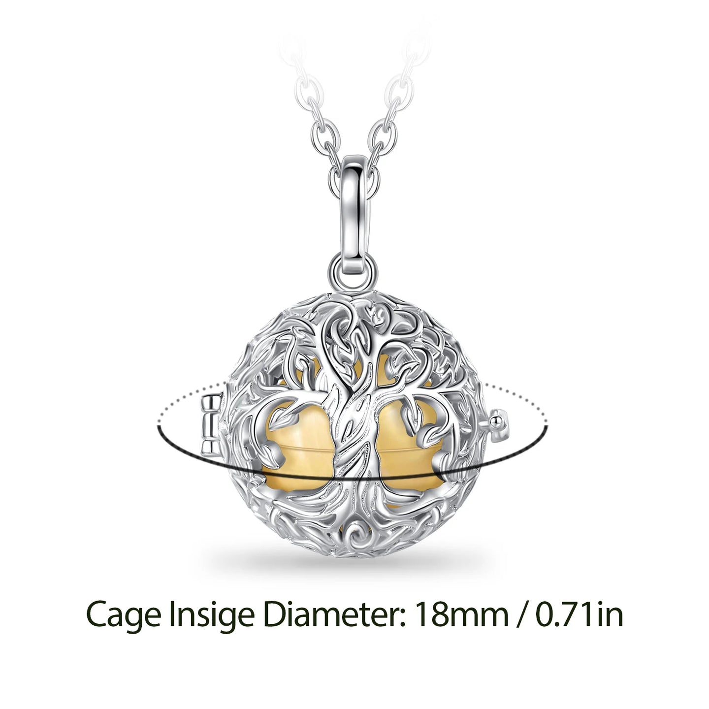 Tree of Life Keepsake Cremation Necklace Jewelry for Ashes