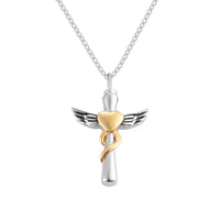Cross Urn Necklace Cremation Jewelry