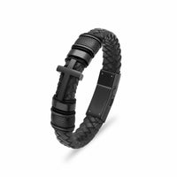 Genuine Leather Men's Urn Bracelet