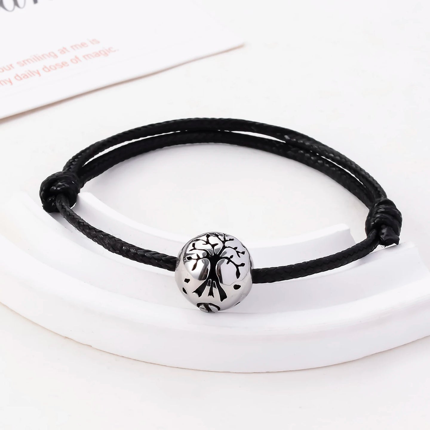 Tree Of life Urn Bracelet For Ashes Stainless Steel