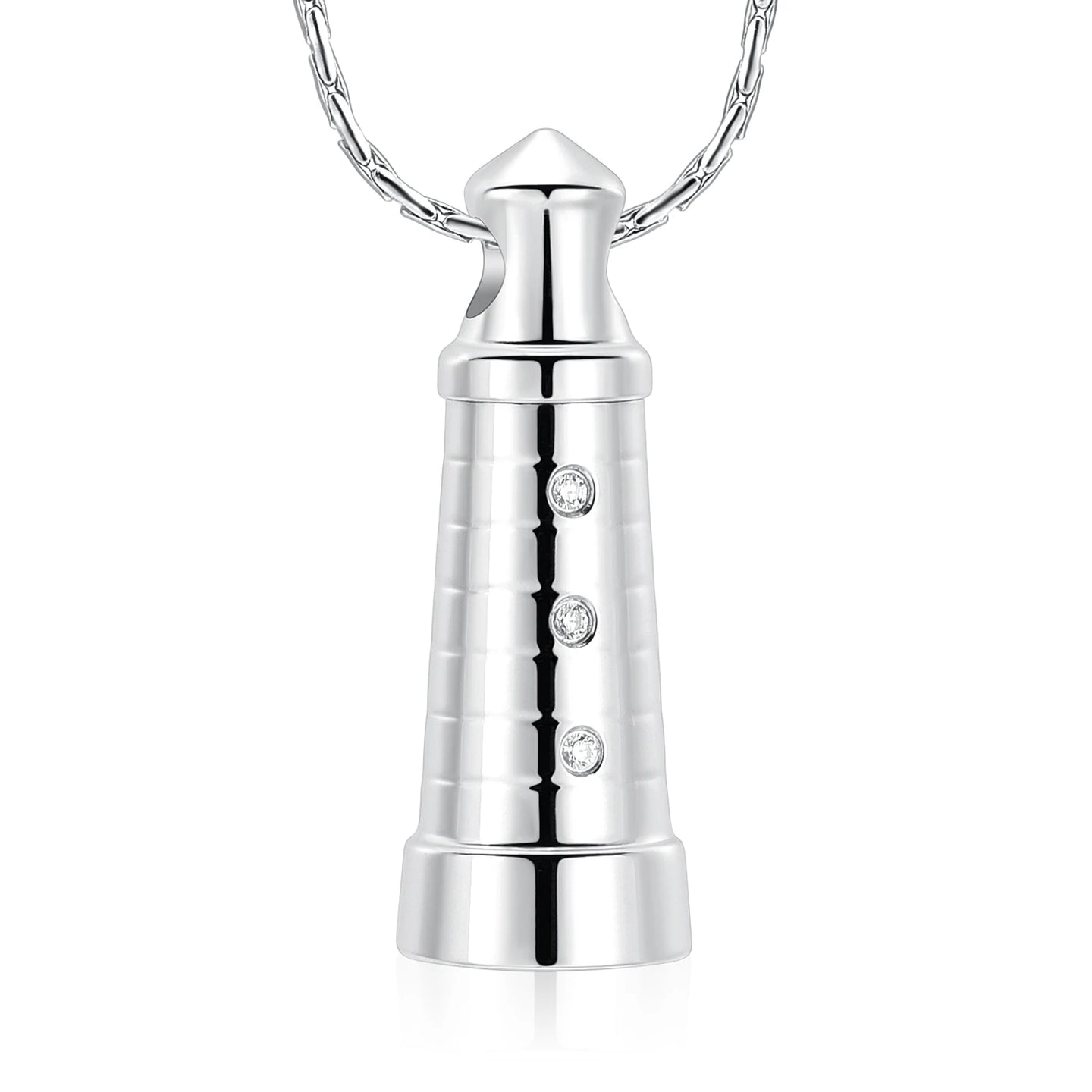Ashes Keepsake Lighthouse Urn Pendant for Ashes Cremation Jewelry