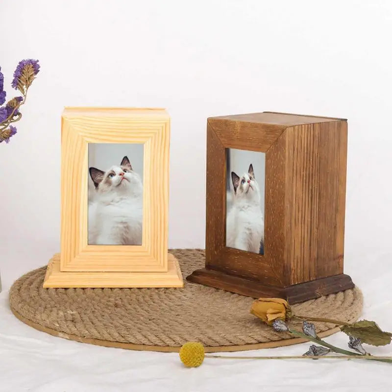 Wooden Pet Ashes Urn