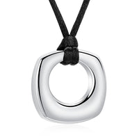 Ashes Keepsake  Square Urn Necklace For Ashes Cremation Jewelry Stainless Steel