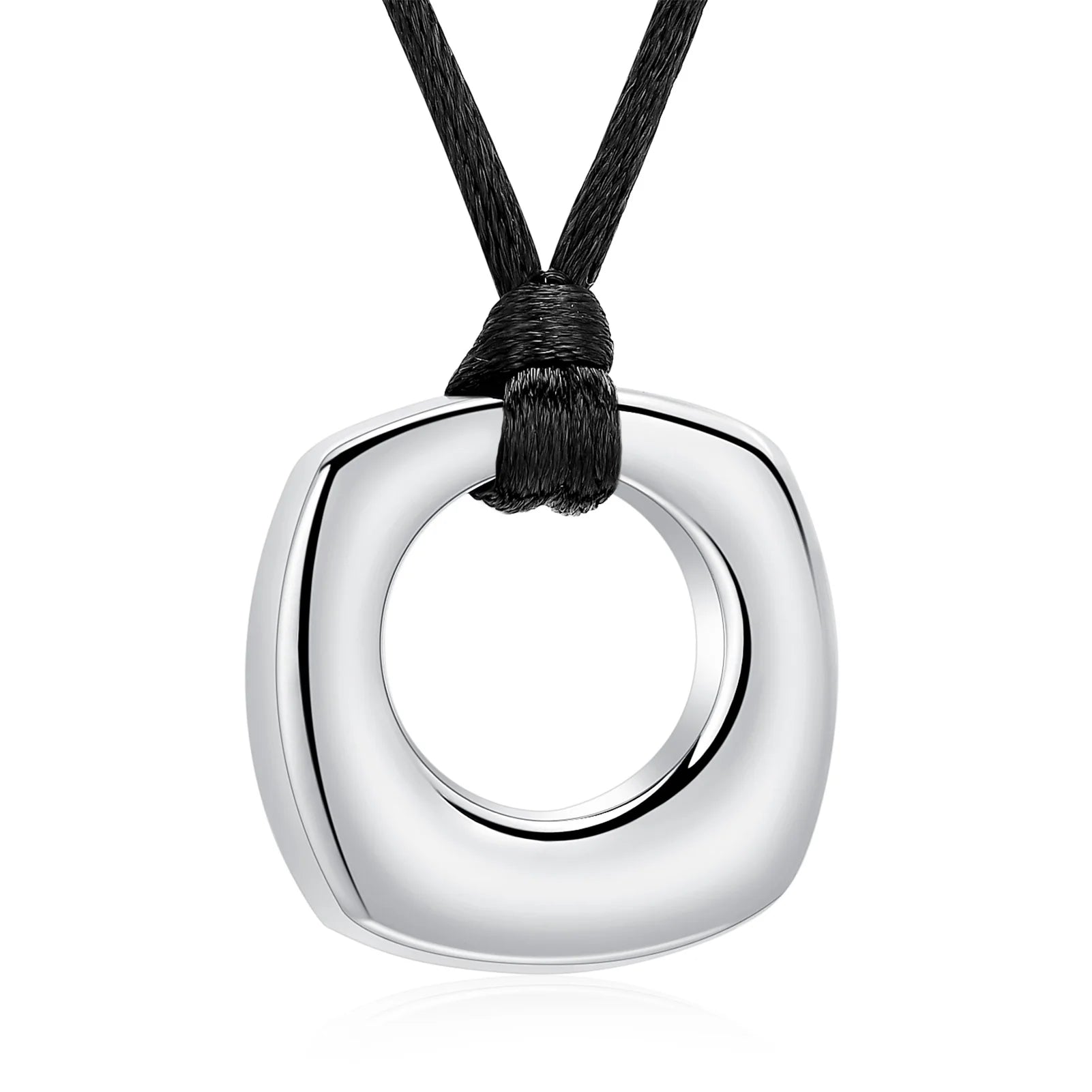 Ashes Keepsake  Square Urn Necklace For Ashes Cremation Jewelry Stainless Steel