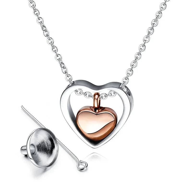 Cremation Jewelry  Mini Urn Necklace for Ashes