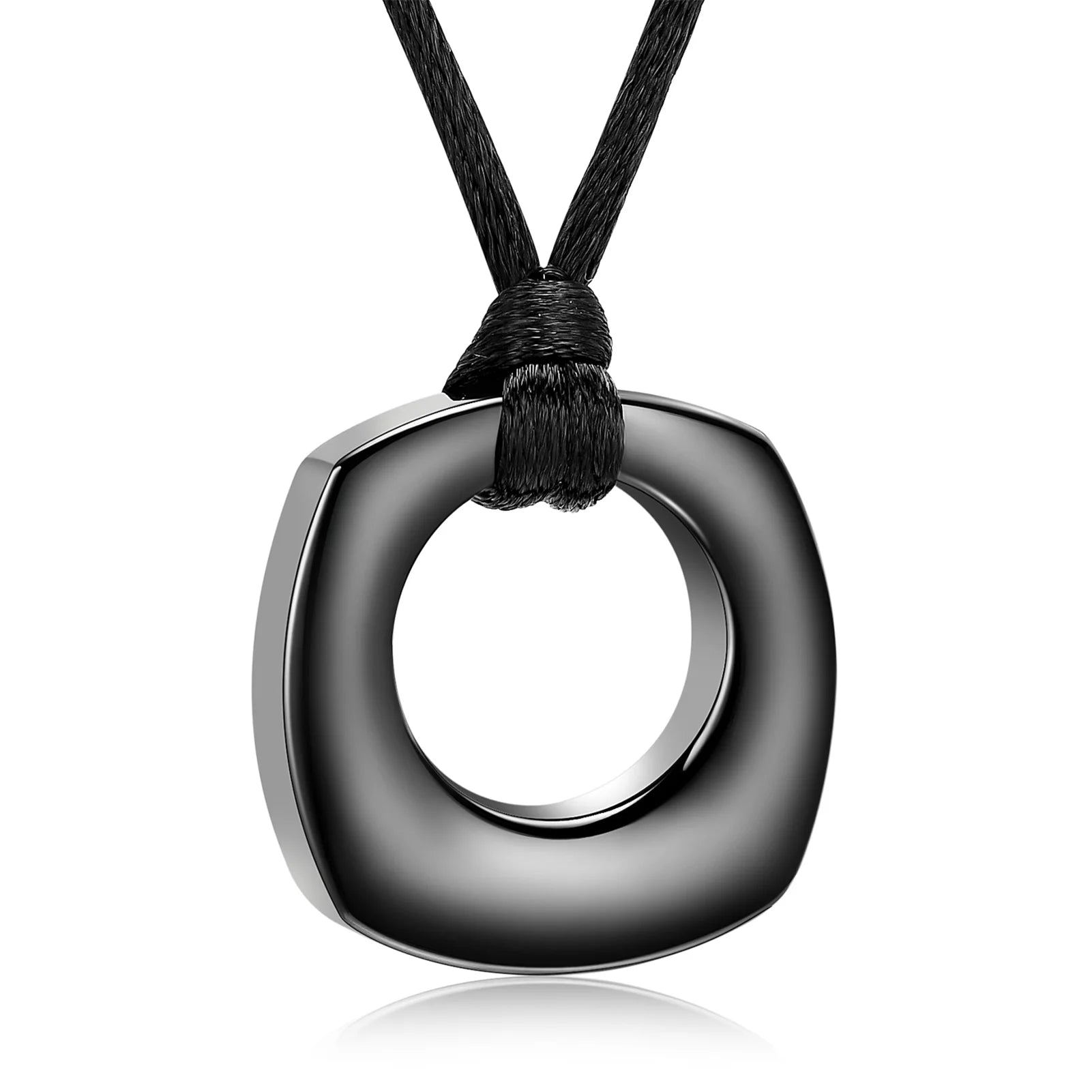 Ashes Keepsake  Square Urn Necklace For Ashes Cremation Jewelry Stainless Steel