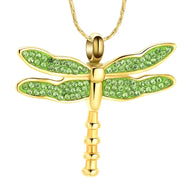 Dragonfly Urn Necklace For Ashes