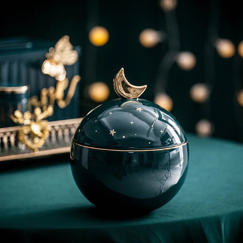 Urn With Stars Coming Out