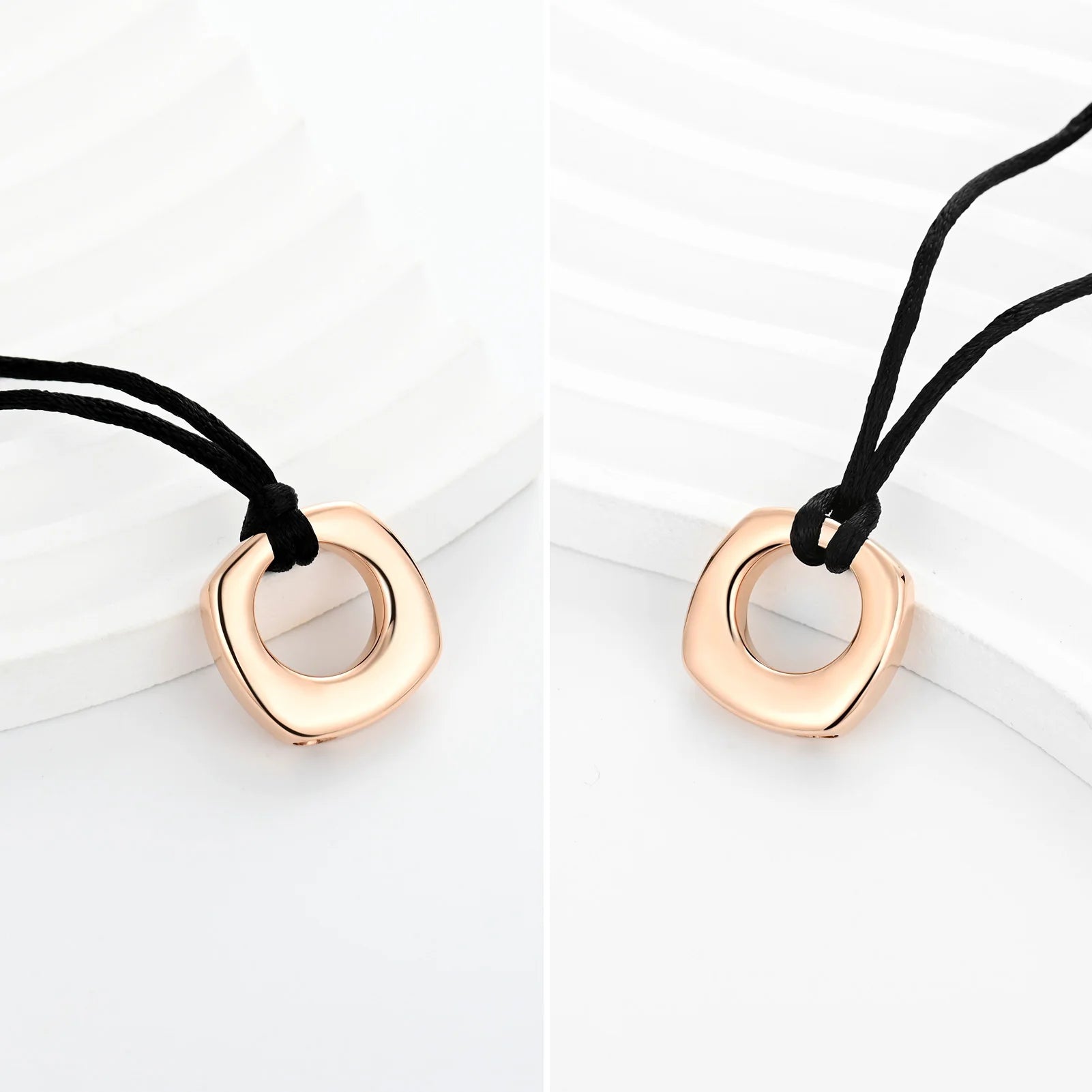 Ashes Keepsake  Square Urn Necklace For Ashes Cremation Jewelry Stainless Steel