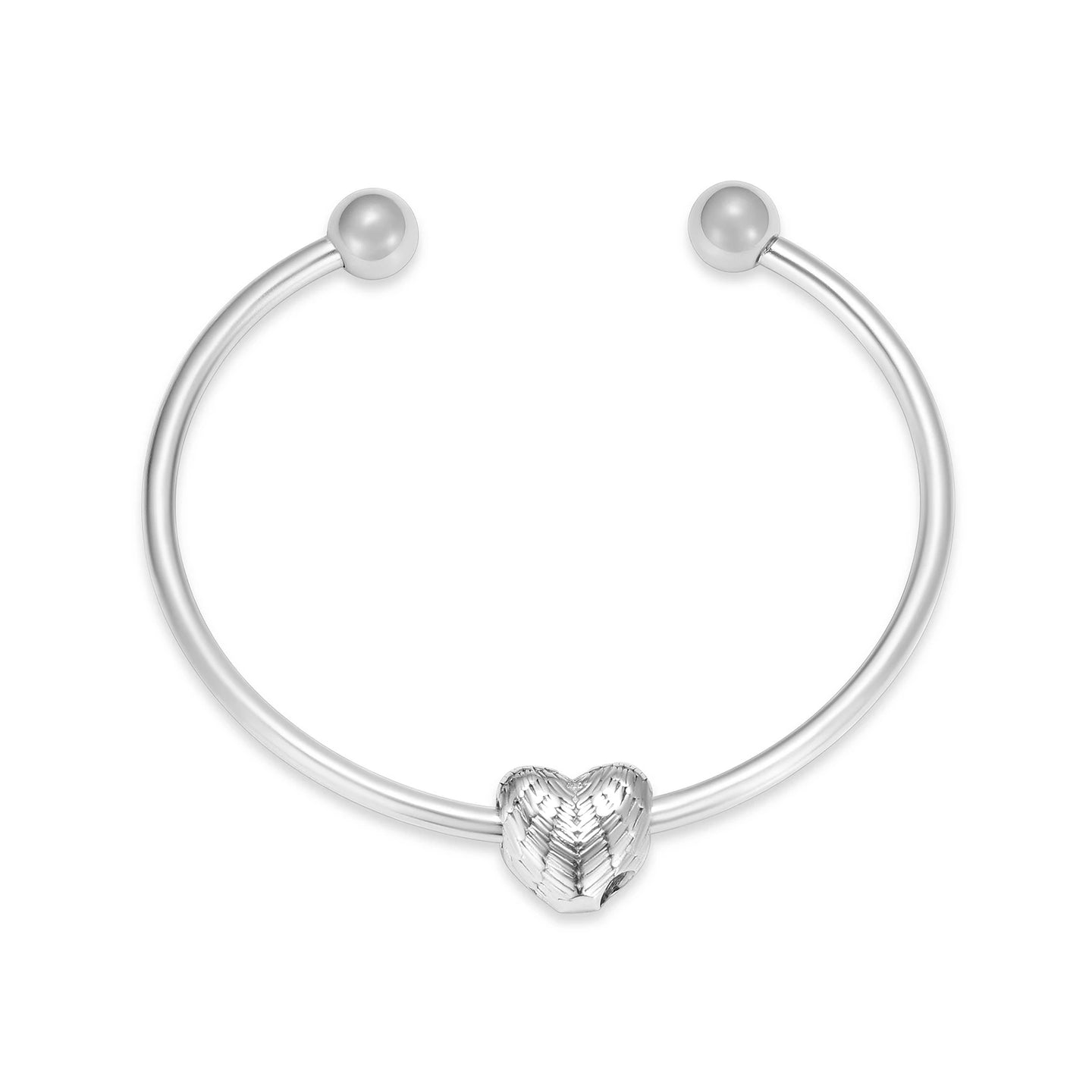 Heart Women's Urn Bracelet For Ashes Stainless Steel