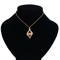 Cremation Jewelry Crystal Teardrop Heart