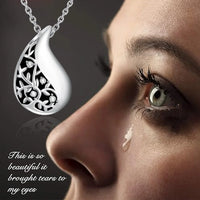 Cremation Jewelry TeardropUrn Necklace for Ashes
