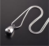 Ashes Keepsake Premium Quality Stainless Steel Tear Drop Urn Pendant For Men or Women