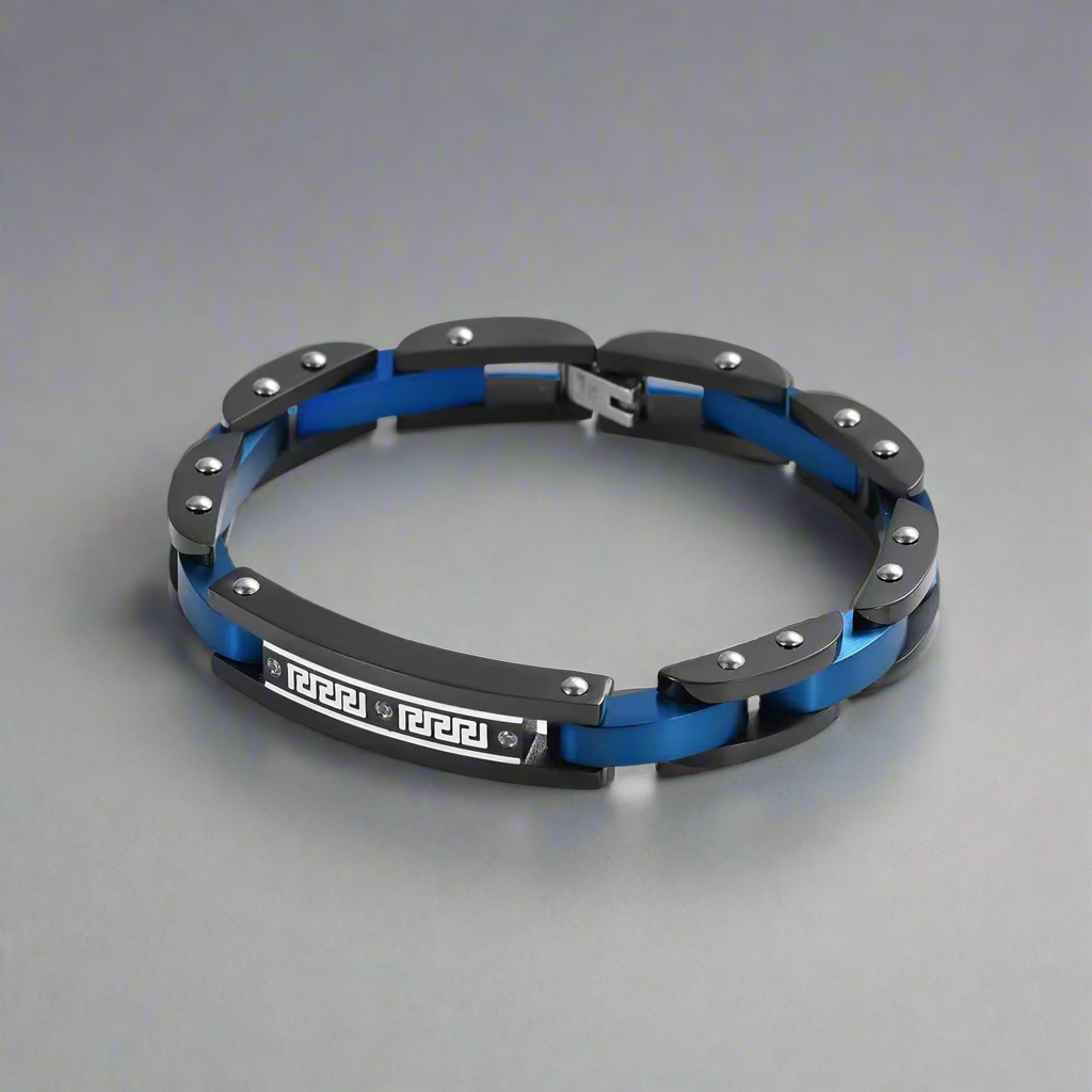 Ashes Keepsake Heavy Stainless Steel Chain Link Urn Bracelet For Men, Rememberance Jewelry For Cremains