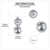 Ashes Keepsake 925 Sterling Silver Infinity Urn Necklace for Cremation Ashes