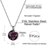 Ashes Keepsake I Used To Be His Angel Now He Is Mine Urn Necklace For Dad’s Ashes Cremation Jewelry