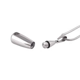 Ashes Keepsake Teardrop Mini Heart Urn Necklace For Ashes Stainless Steel Cremation Jewelry