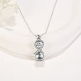 Ashes Keepsake 925 Sterling Silver Infinity Urn Necklace for Cremation Ashes