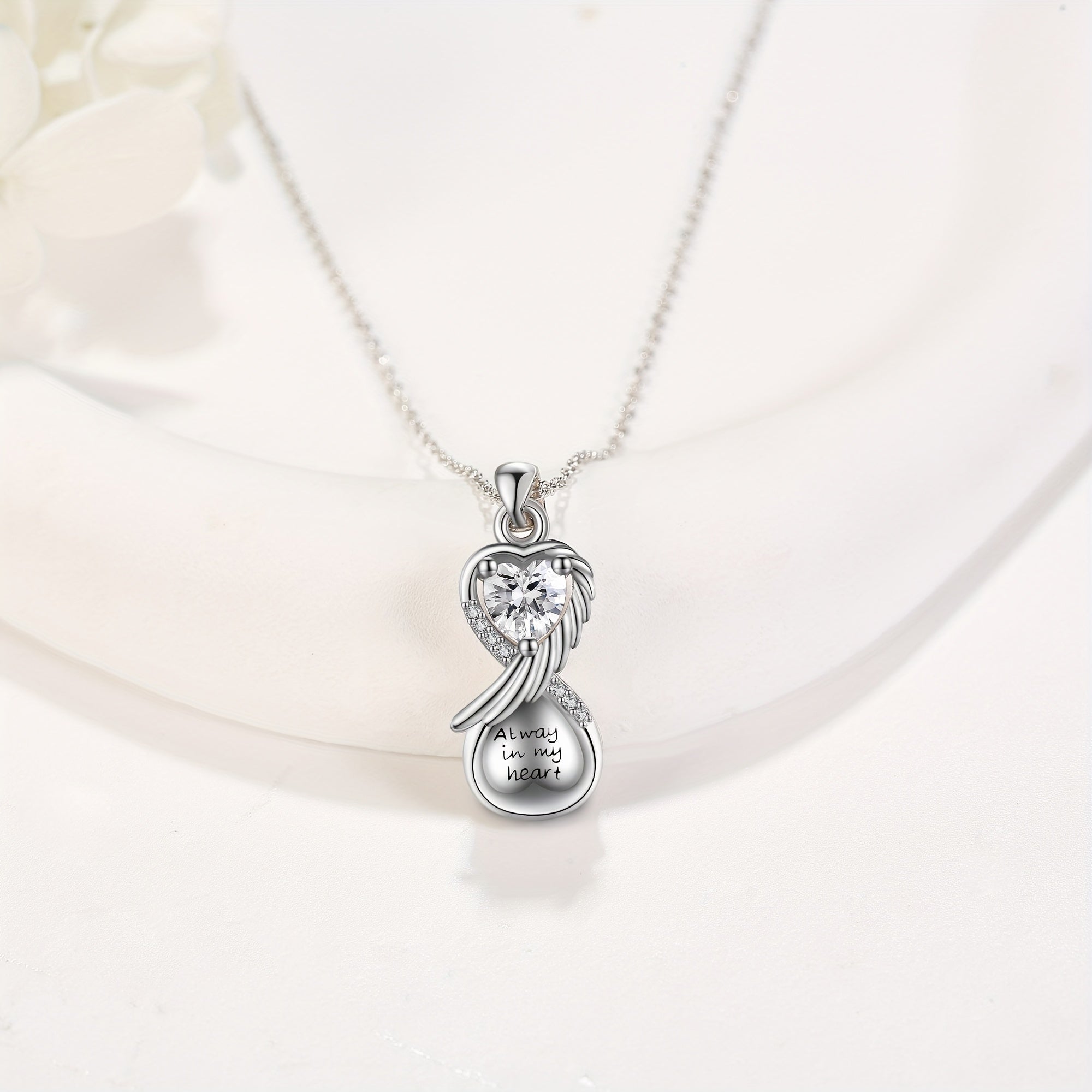 Ashes Keepsake 925 Sterling Silver Infinity Urn Necklace for Cremation Ashes