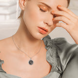 Ashes Keepsake 925 Sterling Silver Tree of Life Cremation Urn Necklace With Picture Holder