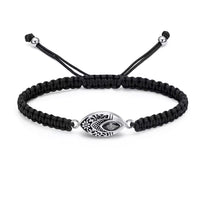 Ashes Keepsake Eye Crystal Urn Bracelet With Ornaments, Blue, Black, White, Purple Zirconia Cremation Jewelry For Women or Men