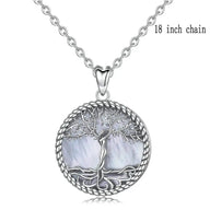 Sterling Silver Tree of Life Urn Pendant