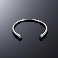 Ashes Keepsake Birthstone Charm Cuff Cremation Urn Bracelet Stainless Steel Expandable
