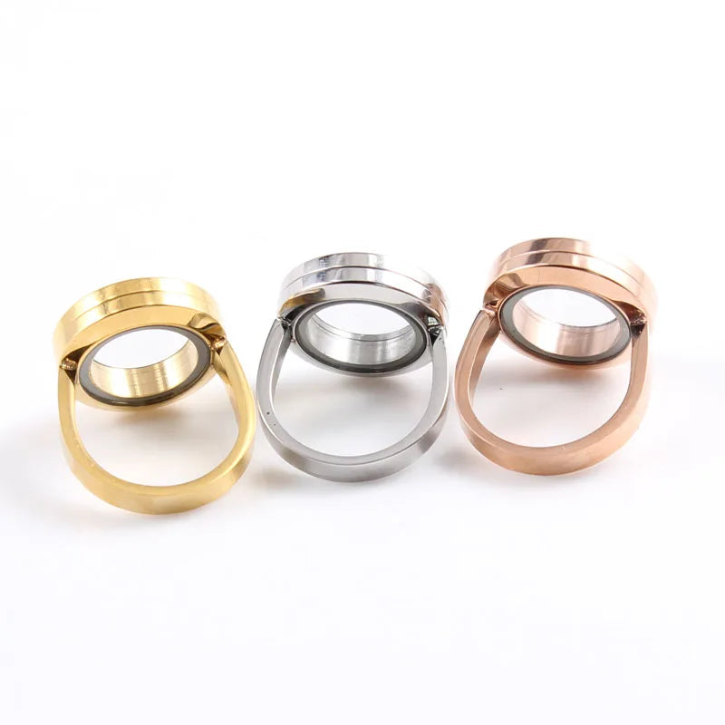 Ashes Ring Floating Locket