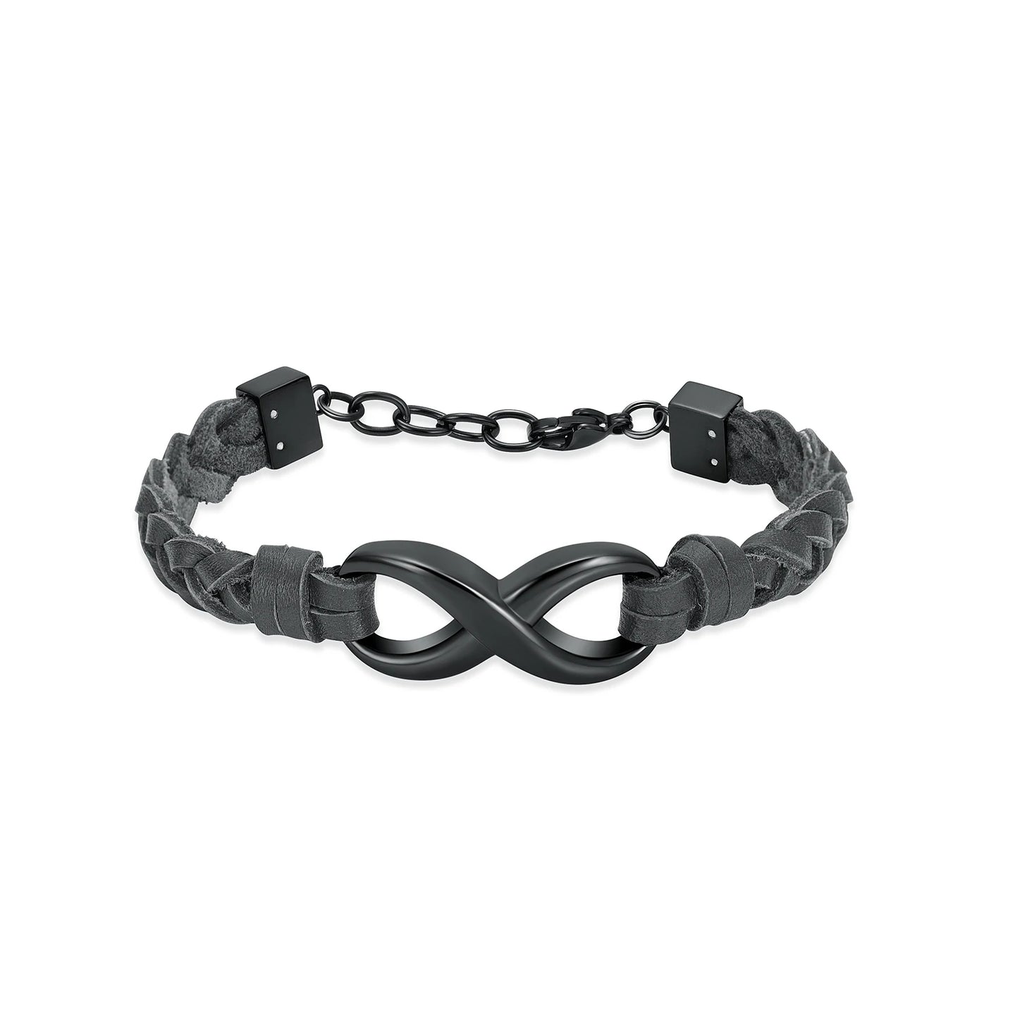 Infinity Men's Urn Bracelet For Ashes Stainless Steel
