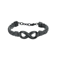 Infinity Men's Urn Bracelet For Ashes Stainless Steel