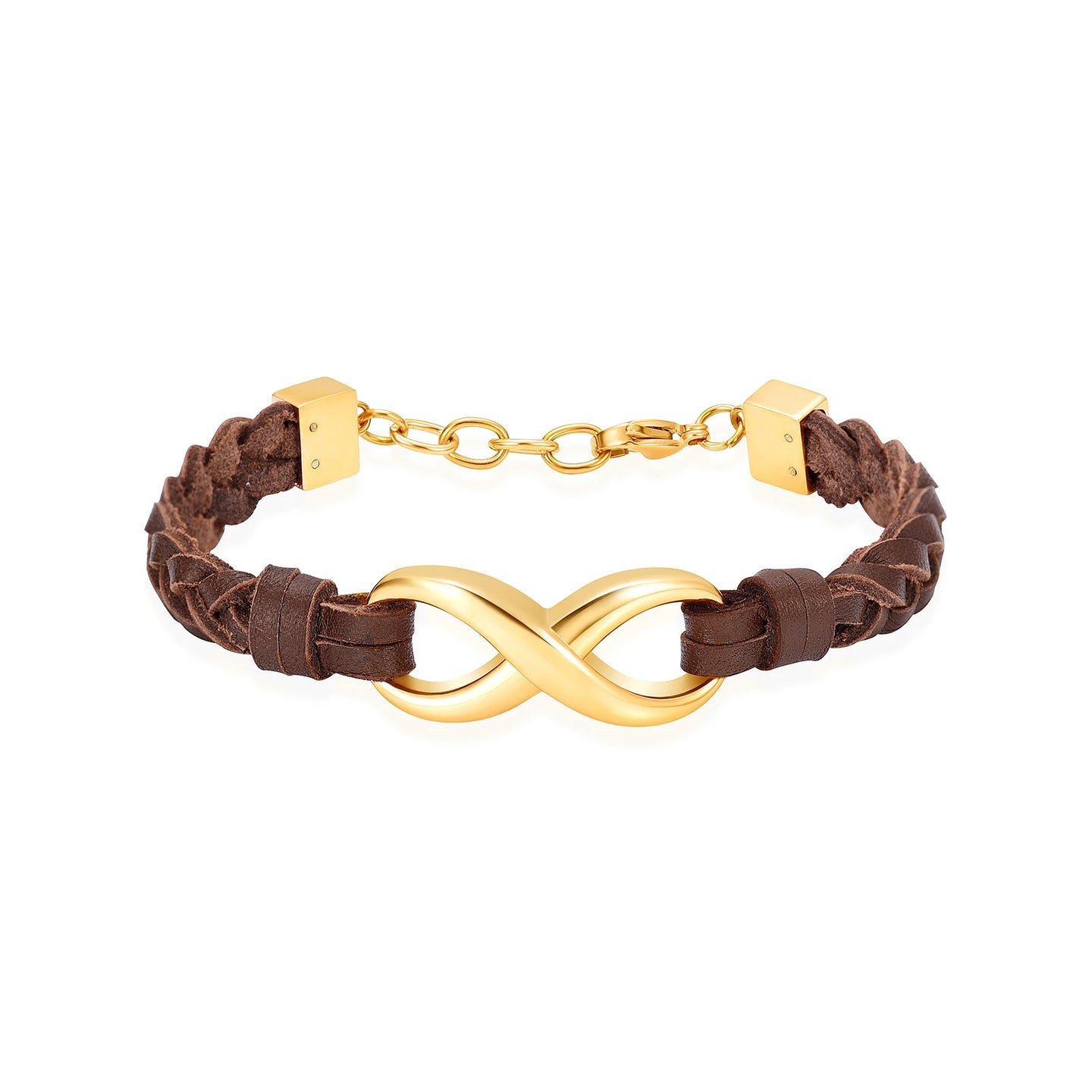 Infinity Men's Urn Bracelet For Ashes Stainless Steel