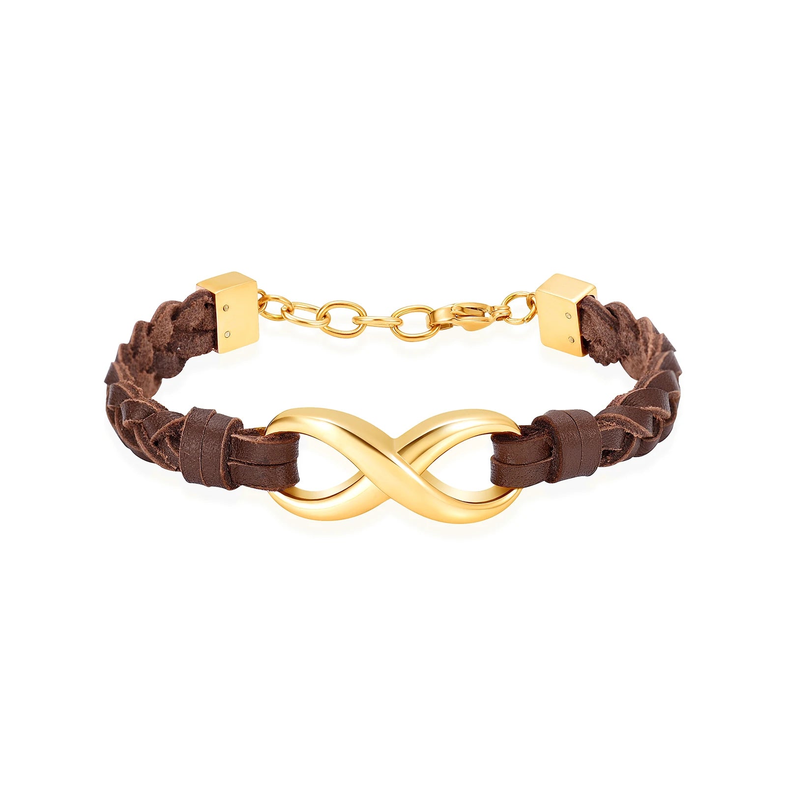 Infinity Men's Urn Bracelet For Ashes Stainless Steel