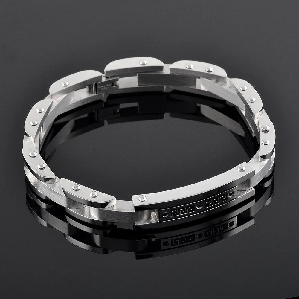 Ashes Keepsake Cremation Bracelet For Ashes / Men's Urn Bracelet For Cremations / Stainless Steel
