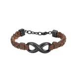 Infinity Men's Urn Bracelet For Ashes Stainless Steel