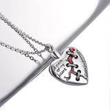 Ashes Keepsake A Peace Of My Heart Lives in Heaven Broken Heart Urn Necklace / Cremation Jewelry For Ashes