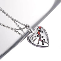 Ashes Keepsake A Peace Of My Heart Lives in Heaven Broken Heart Urn Necklace / Cremation Jewelry For Ashes