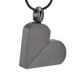 Ashes Keepsake Convertible Square Heart Urn Necklace Cremation Jewelry For Ashes
