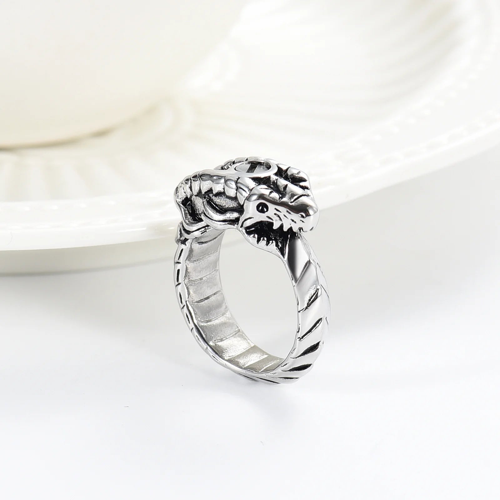 Ouroboros Cremation Ring