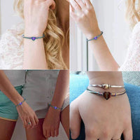 Ashes Keepsake Heart Urn Bracelet Stainless Steel Cremation Jewelry