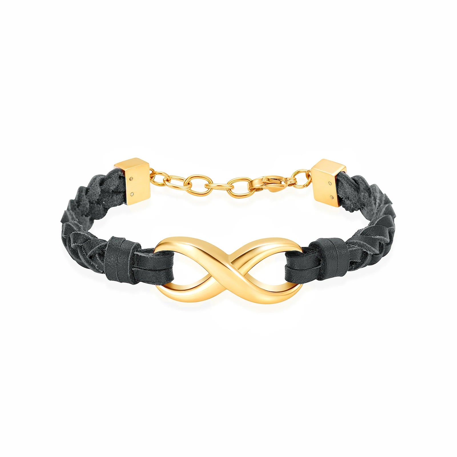 Infinity Men's Urn Bracelet For Ashes Stainless Steel