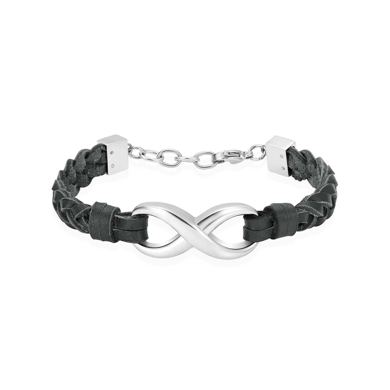 Infinity Men's Urn Bracelet For Ashes Stainless Steel