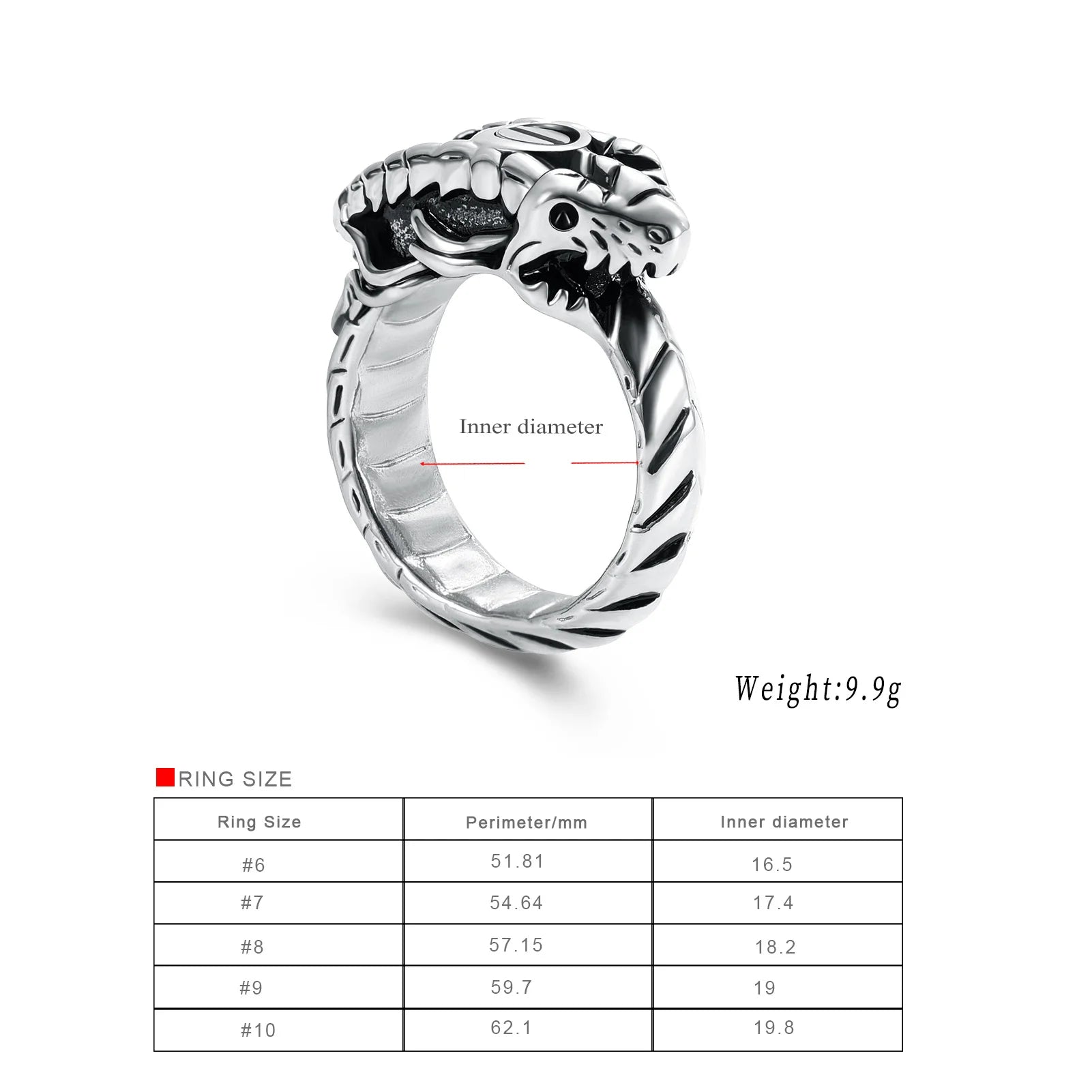 Ouroboros Cremation Ring