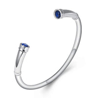 Ashes Keepsake Birthstone Charm Cuff Cremation Urn Bracelet Stainless Steel Expandable