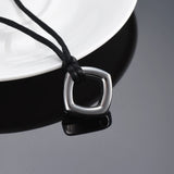 Ashes Keepsake Hollow Square Mini Urn Necklace For Cremation Ashes