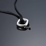 Ashes Keepsake Hollow Square Mini Urn Necklace For Cremation Ashes