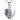 Ashes Keepsake Blue Crystal Heart Flower Stainless Steel Urn Cremation Jewelry Necklace for Ashes