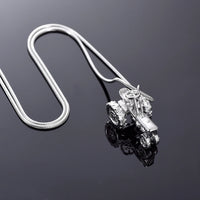 Ashes Keepsake Tractor Urn Necklace For Men  316L Stainless Steel Cremation Jewelry