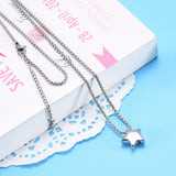 Cremation Jewelry Star Memorial Urn Necklace