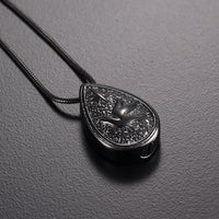 Ashes Keepsake Hummingbird Urn Necklace Cremation Jewelry Keepsake Stainless Steel